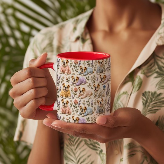 Bulldog Accent Edge-to-Edge Coffee Mug CM26052611