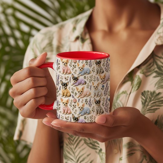 Chihuahua bay retriever Accent Edge-to-Edge Coffee Mug CM26052615
