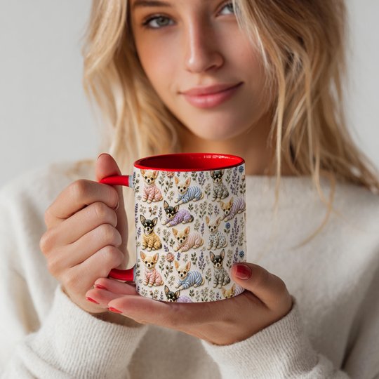 Chihuahua bay retriever Accent Edge-to-Edge Coffee Mug CM26052615