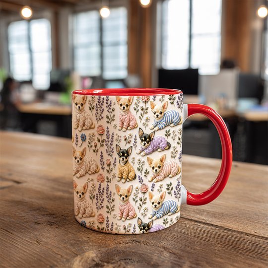 Chihuahua bay retriever Accent Edge-to-Edge Coffee Mug CM26052615