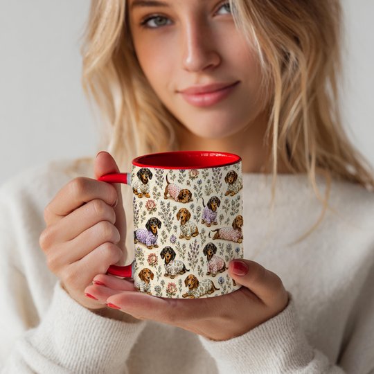 Dachshund Accent Edge-to-Edge Coffee Mug CM26052620