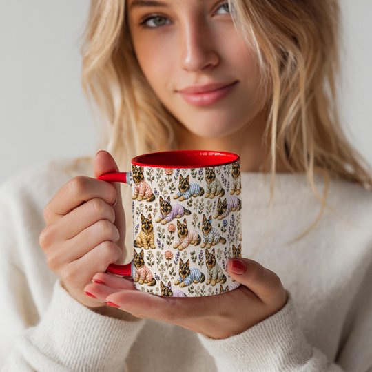 German Shepherd Accent Edge-to-Edge Coffee Mug CM26052625