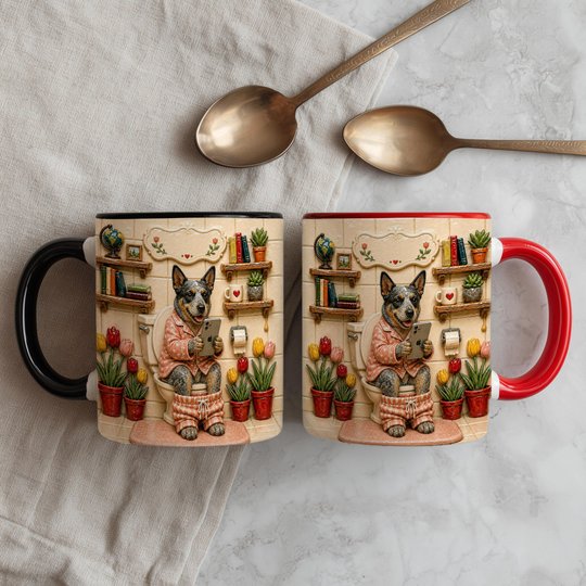Australian Cattle Dog Accent Edge-to-Edge Mug CM26052801