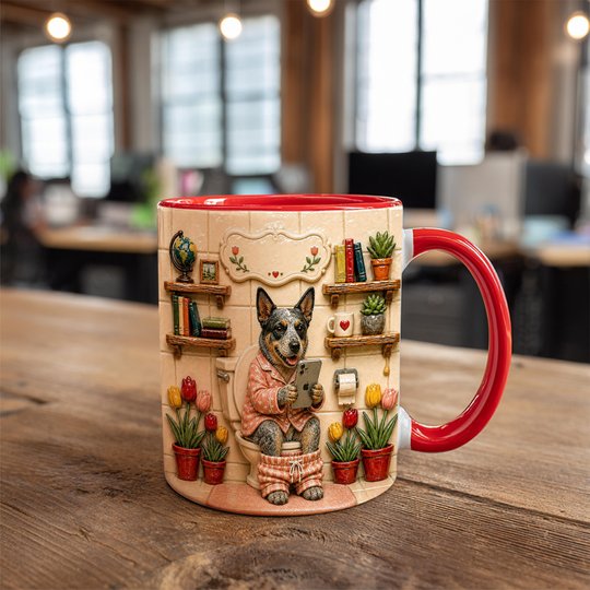Australian Cattle Dog Accent Edge-to-Edge Mug CM26052801
