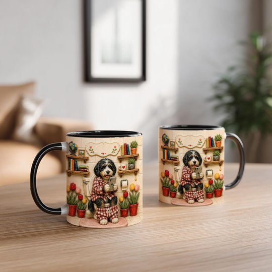 Bernedoodle Accent Edge-to-Edge Mug CM26052802