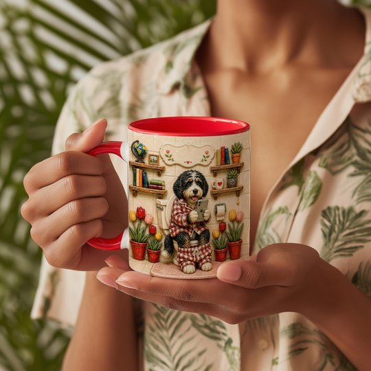 Bernedoodle Accent Edge-to-Edge Mug CM26052802