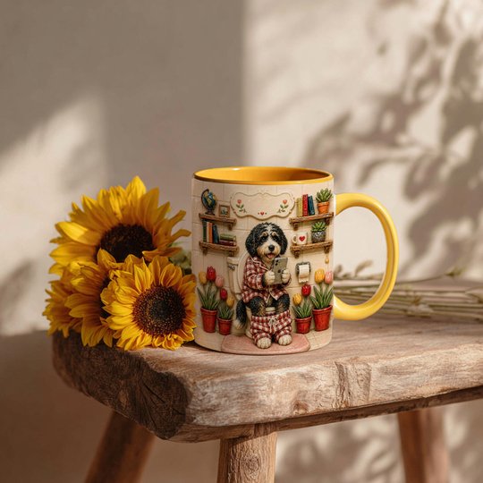 Bernedoodle Accent Edge-to-Edge Mug CM26052802