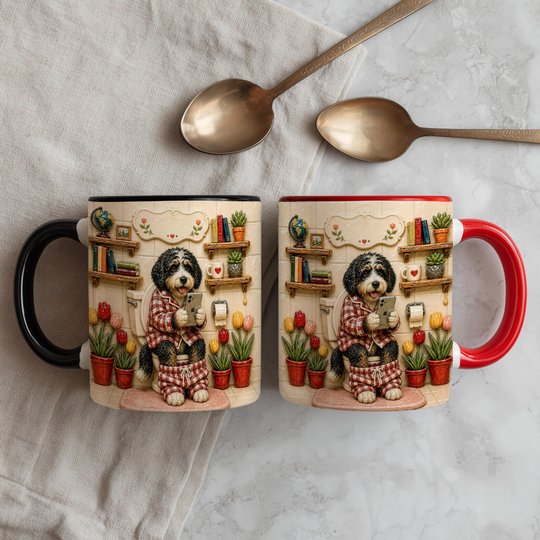 Bernedoodle Accent Edge-to-Edge Mug CM26052802