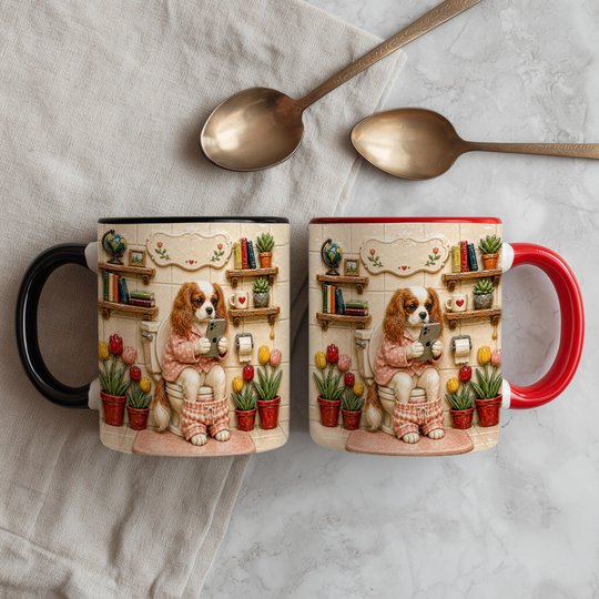 Cavalier King Charles Spaniel Accent Edge-to-Edge Mug CM26052805