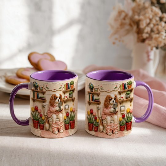Cavalier King Charles Spaniel Accent Edge-to-Edge Mug CM26052805