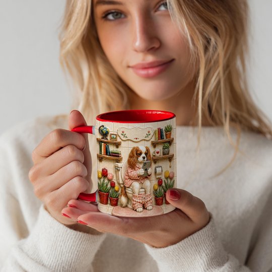 Cavalier King Charles Spaniel Accent Edge-to-Edge Mug CM26052805