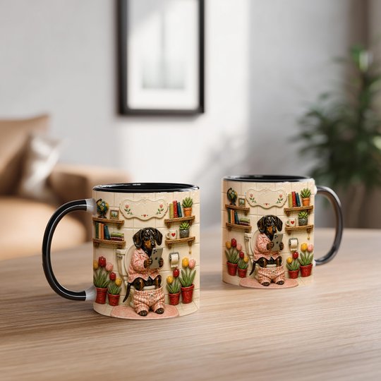 Dachshund Accent Edge-to-Edge Mug CM26052806
