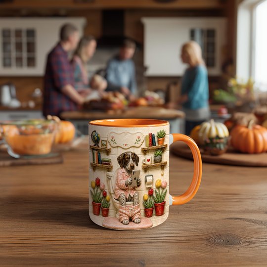 German Shorthaired Pointer Accent Edge-to-Edge Mug CM26052808