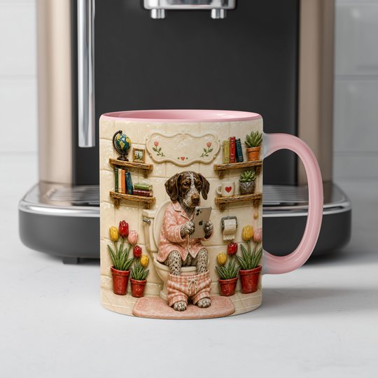 German Shorthaired Pointer Accent Edge-to-Edge Mug CM26052808