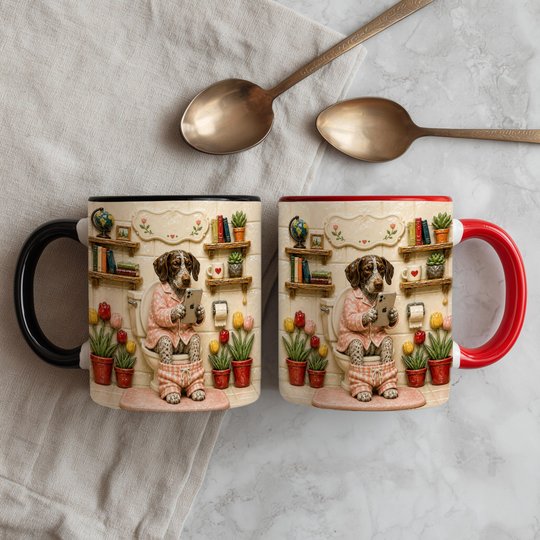 German Shorthaired Pointer Accent Edge-to-Edge Mug CM26052808
