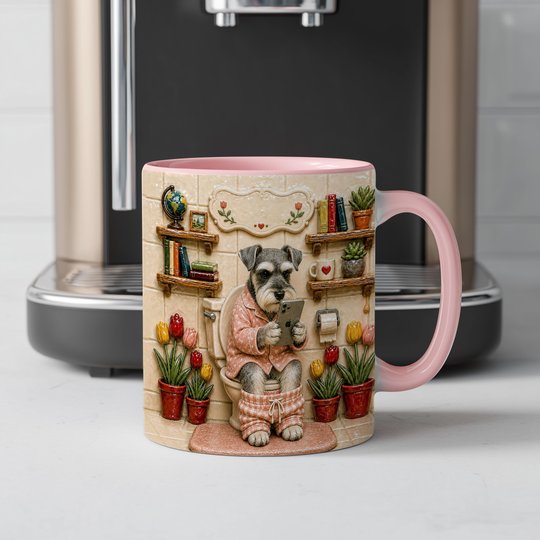 Miniature Schnauzer Accent Edge-to-Edge Mug CM26052809