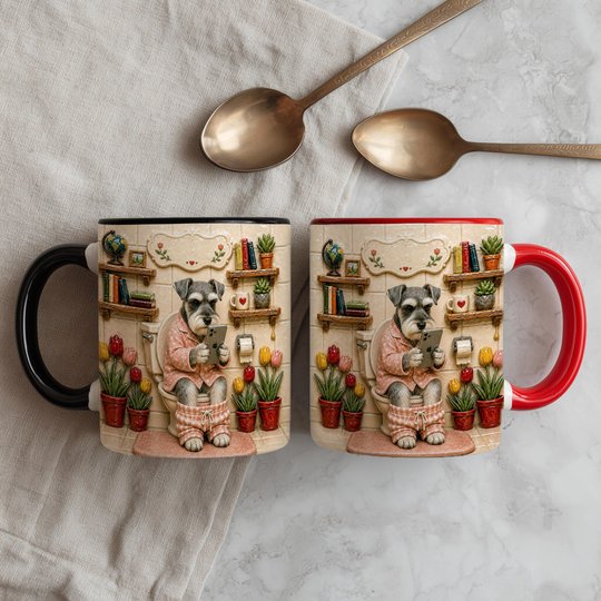 Miniature Schnauzer Accent Edge-to-Edge Mug CM26052809