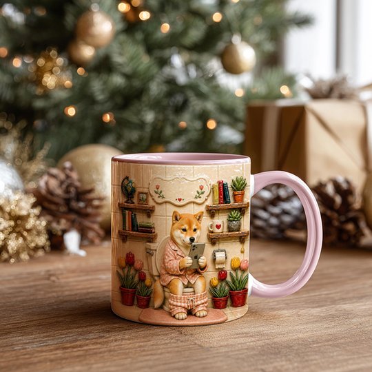 Shiba Inu Accent Edge-to-Edge Mug CM26052813