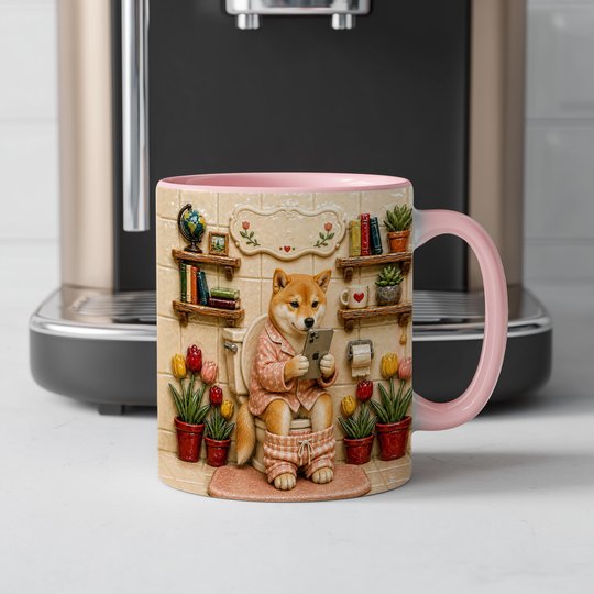 Shiba Inu Accent Edge-to-Edge Mug CM26052813