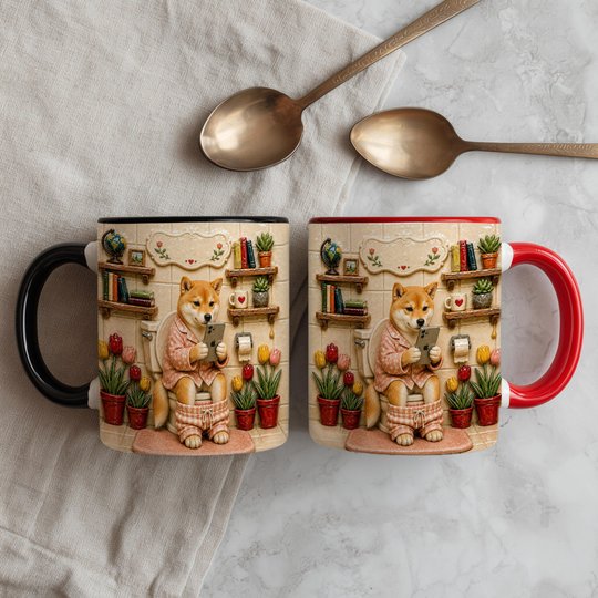 Shiba Inu Accent Edge-to-Edge Mug CM26052813