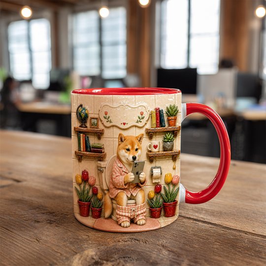 Shiba Inu Accent Edge-to-Edge Mug CM26052813