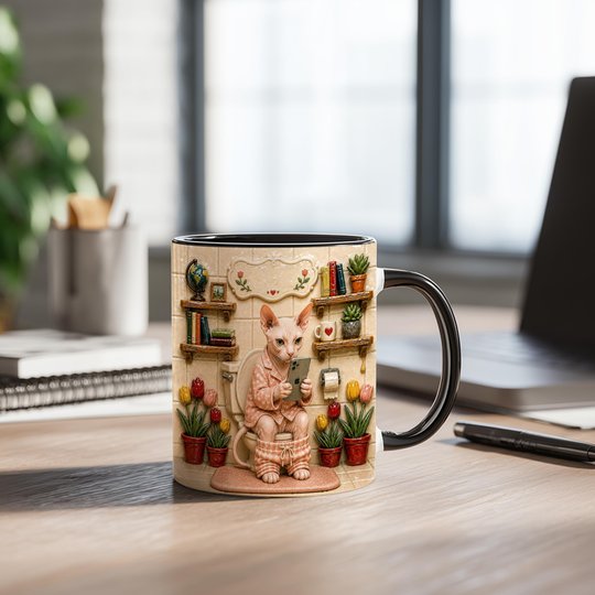 Sphynx cat Accent Edge-to-Edge Mug CM26052814