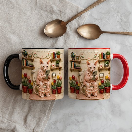 Sphynx cat Accent Edge-to-Edge Mug CM26052814