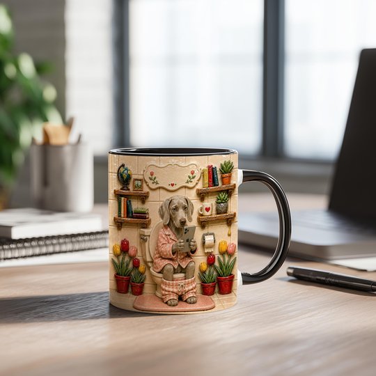Weimaraner Accent Edge-to-Edge Mug CM26052816