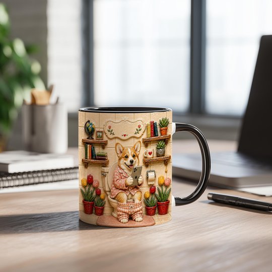 Corgi Accent Edge-to-Edge Mug CM26052817