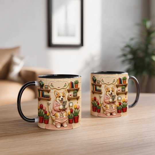 Corgi Accent Edge-to-Edge Mug CM26052817