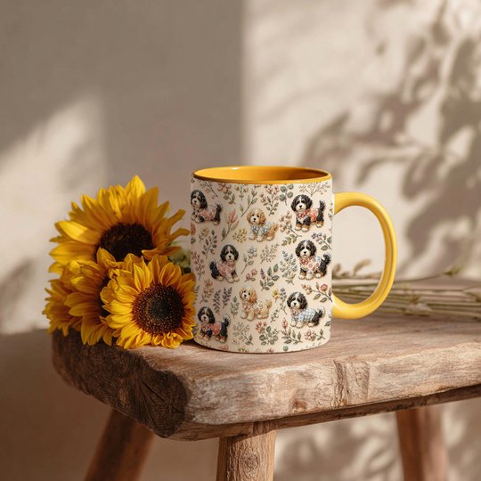 Bernedoodle Accent Edge-to-Edge Mug CM26052820
