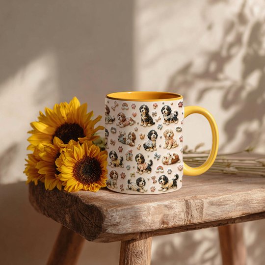 Bernedoodle Accent Edge-to-Edge Mug CM26052822