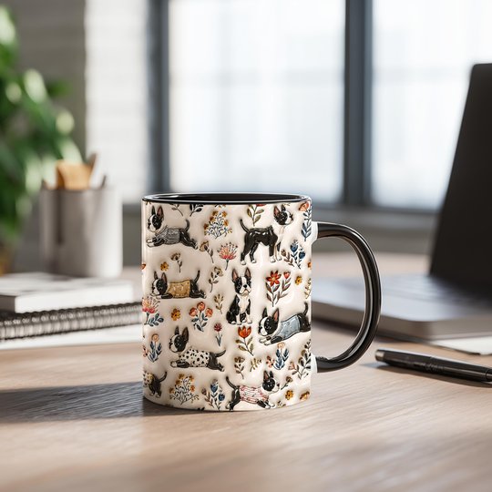 Boston Terrier Accent Edge-to-Edge Mug CM26052825