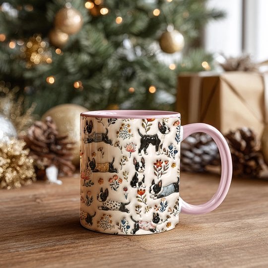 Boston Terrier Accent Edge-to-Edge Mug CM26052825