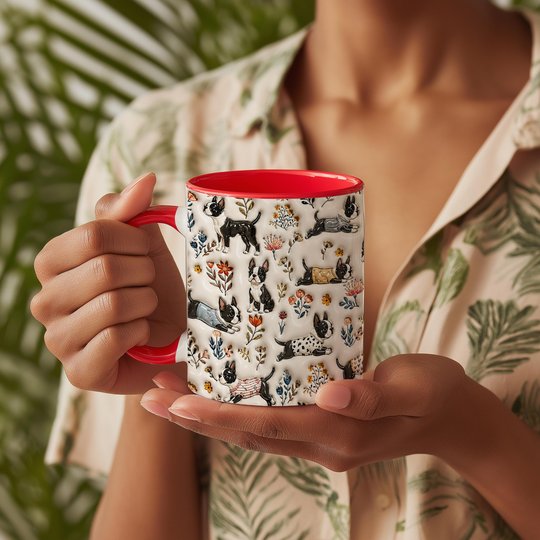Boston Terrier Accent Edge-to-Edge Mug CM26052825
