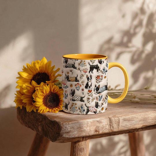 Boston Terrier Accent Edge-to-Edge Mug CM26052825