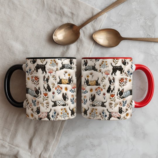Boston Terrier Accent Edge-to-Edge Mug CM26052825