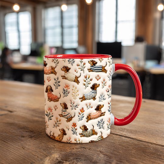 Dachshund Accent Edge-to-Edge Mug CM26052829