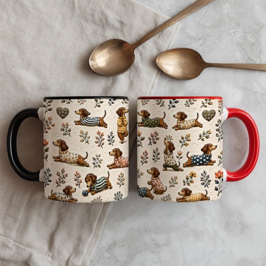 Dachshund Accent Edge-to-Edge Mug CM26052830
