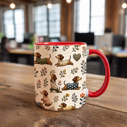 Dachshund Accent Edge-to-Edge Mug CM26052830