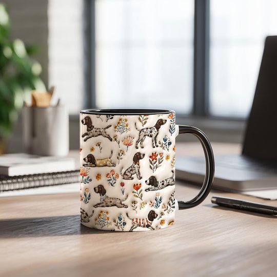 German Shorthaired Pointer Accent Edge-to-Edge Mug CM26052836