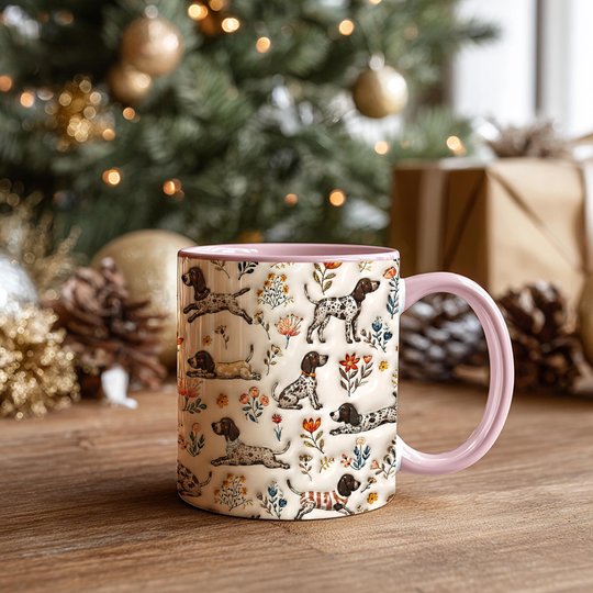 German Shorthaired Pointer Accent Edge-to-Edge Mug CM26052836