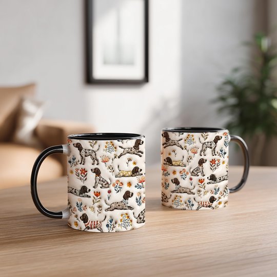 German Shorthaired Pointer Accent Edge-to-Edge Mug CM26052836