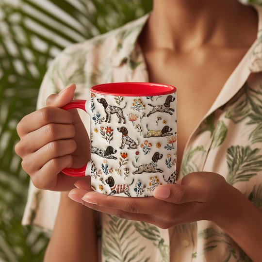 German Shorthaired Pointer Accent Edge-to-Edge Mug CM26052836