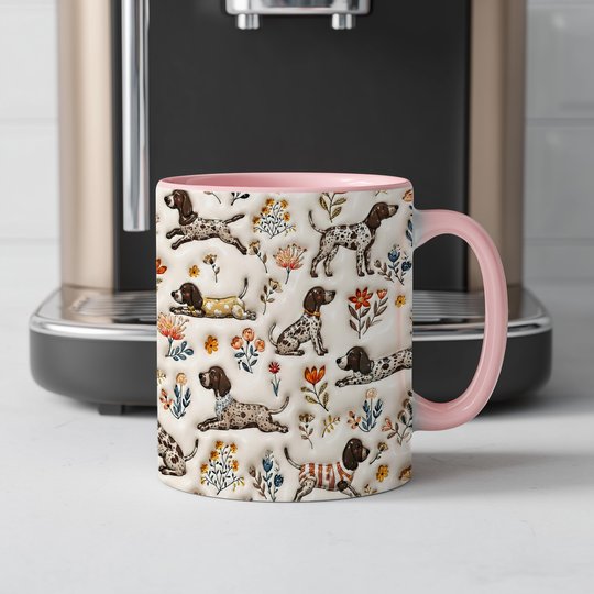 German Shorthaired Pointer Accent Edge-to-Edge Mug CM26052836