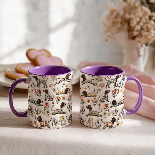 German Shorthaired Pointer Accent Edge-to-Edge Mug CM26052836