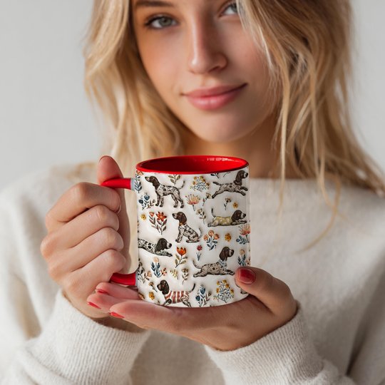 German Shorthaired Pointer Accent Edge-to-Edge Mug CM26052836