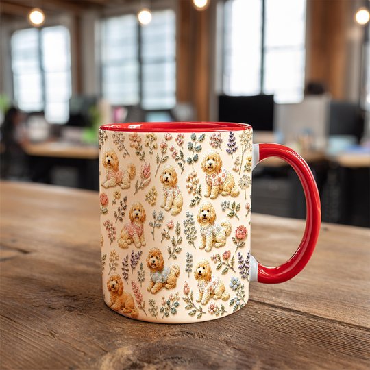 Goldendoodle Accent Edge-to-Edge Mug CM26052837