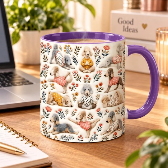 Bedlington Terrier Accent Edge-to-Edge Mug CM26100802