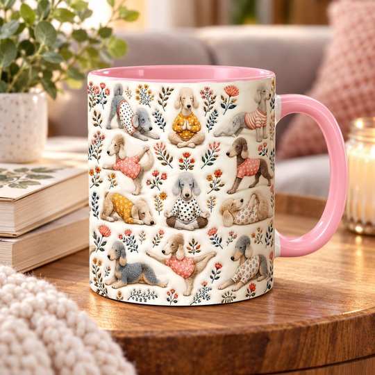 Bedlington Terrier Accent Edge-to-Edge Mug CM26100802